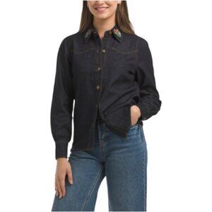 HERITAGE DENIM Dark Wash Denim Jacket